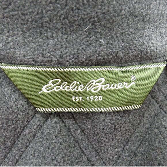 Eddie Bauer Black Quilted Jacket Women’s Size M Minimalist Preppy Casual Core - Picture 7 of 10